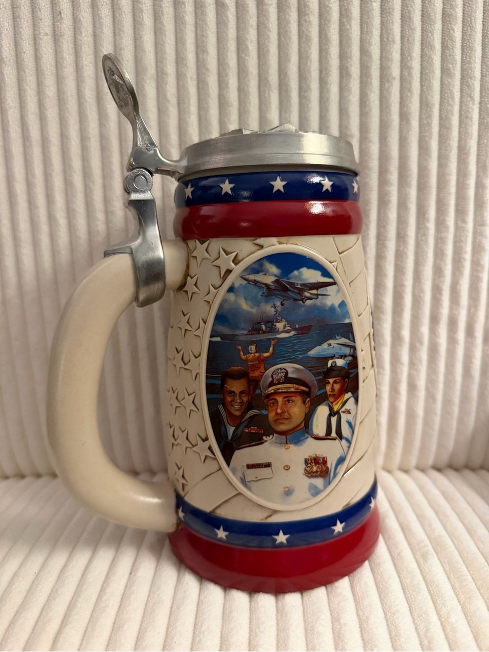 Anheuser-Busch Armed Forces Series US Navy Stein #08229